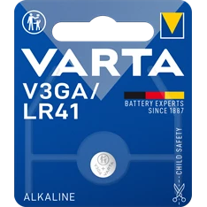Varta 24261101401 V3GA/LR41 alkáli gombelem Varta 24261101401 V3GA/LR41 alkáli gombelem