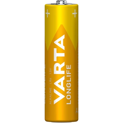 Varta 4106101412 Longlife AA (LR6) alkáli ceruza elem 2db/bliszter Varta 4106101412 Longlife AA (LR6) alkáli ceruza elem 2db/bliszter