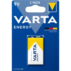 Varta 4122229411 Energy 9V (6RL61) alkáli elem 1db/bliszter Varta 4122229411 Energy 9V (6RL61) alkáli elem 1db/bliszter
