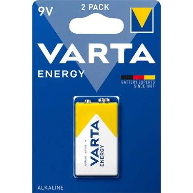 Varta 4122229411 Energy 9V (6RL61) alkáli elem 1db/bliszter Varta 4122229411 Energy 9V (6RL61) alkáli elem 1db/bliszter