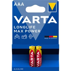 Varta 4703101412 Max Tech AAA alkáli mikro ceruza elem 2db/bliszter Varta 4703101412 Max Tech AAA alkáli mikro ceruza elem 2db/bliszter