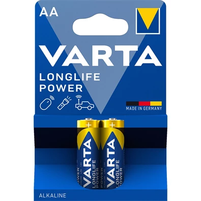 Varta 4906121412 Longlife Power AA (LR6) alkáli ceruza elem 2db/bliszter Varta 4906121412 Longlife Power AA (LR6) alkáli ceruza elem 2db/bliszter