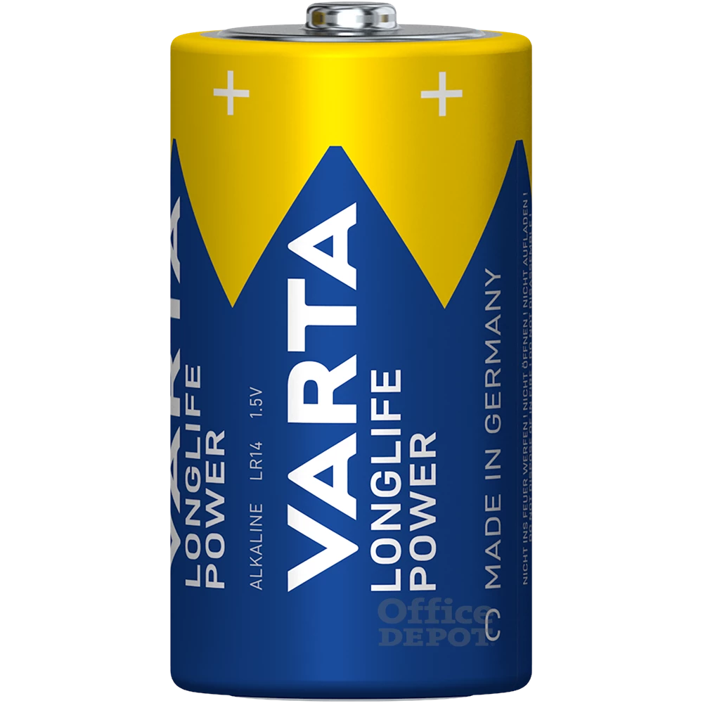 VARTA 4914121422 Longlife Power C (LR14) baby elem 2db/csomag (műanyagmentes csomagolás)