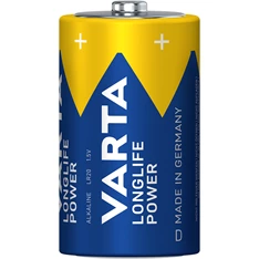 Varta 4920121412 Longlife Power D (LR20) alkáli góliát elem 2db/bliszter Varta 4920121412 Longlife Power D (LR20) alkáli góliát elem 2db/bliszter