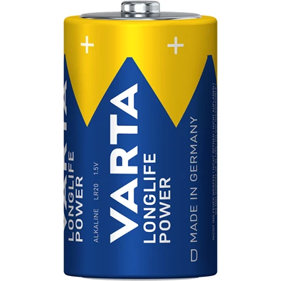 Varta 4920121412 Longlife Power D (LR20) alkáli góliát elem 2db/bliszter Varta 4920121412 Longlife Power D (LR20) alkáli góliát elem 2db/bliszter