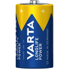 Varta 4920121422 Longlife Power góliát D (LR20) elem 2db/csomag (műanyagmentes csomagolás) Varta 4920121422 Longlife Power góliát D (LR20) elem 2db/csomag (műanyagmentes csomagolás)