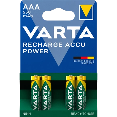 Varta 56743101404 Power AAA 550mAh mikro akkumulátor 4db/bliszter