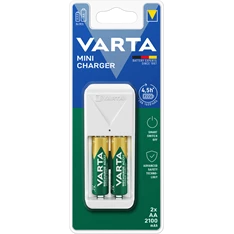 Varta 57656101451 Mini töltő + 2 db AA 2100 mAh akkumulátor Varta 57656101451 Mini töltő + 2 db AA 2100 mAh akkumulátor