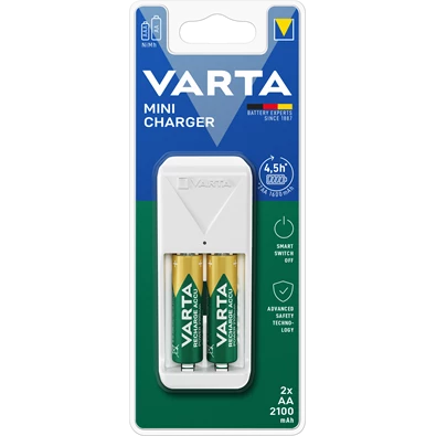 Varta 57656101451 Mini töltő + 2 db AA 2100 mAh akkumulátor Varta 57656101451 Mini töltő + 2 db AA 2100 mAh akkumulátor