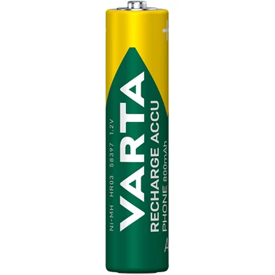 Varta 58398101402 Professional AAA (HR03) 800mAh telefon akku 2db/bliszter Varta 58398101402 Professional AAA (HR03) 800mAh telefon akku 2db/bliszter