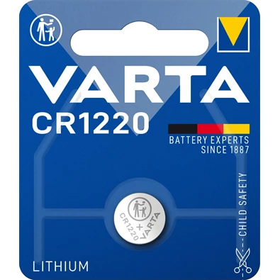 Varta 6220112401 CR1220 lítium gombelem 1db/bliszter Varta 6220112401 CR1220 lítium gombelem 1db/bliszter