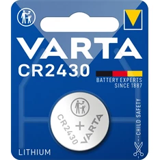 Varta 6430112401 CR2430 lítium gombelem 1db/bliszter Varta 6430112401 CR2430 lítium gombelem 1db/bliszter