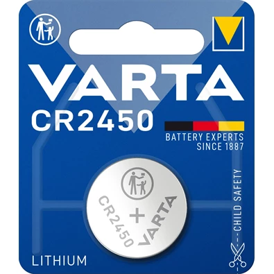 Varta 6450112401 CR2450 lithium gombelem 1db/bliszter Varta 6450112401 CR2450 lithium gombelem 1db/bliszter