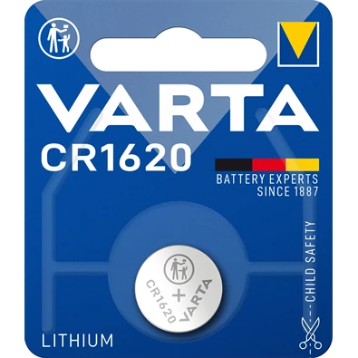 Varta 6620112401 CR1620 lítium gombelem 1db/bliszter Varta 6620112401 CR1620 lítium gombelem 1db/bliszter