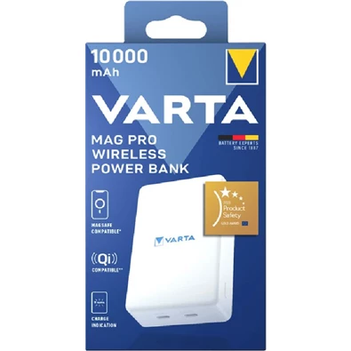 Varta Mag Pro Wireless vezeték nélküli 10.000mAh powerbank Varta Mag Pro Wireless vezeték nélküli 10.000mAh powerbank