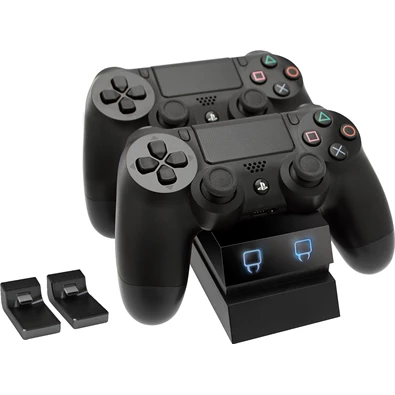 Venom VS2732 PS4 fekete dupla töltőállomás Venom VS2732 PS4 fekete dupla töltőállomás
