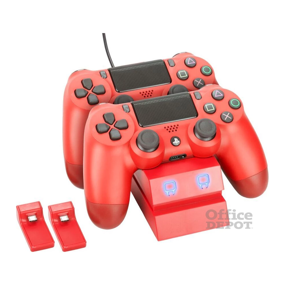 Venom VS2739 PS4 piros dupla töltőállomás