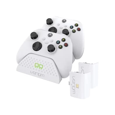 Venom VS2871 Xbox Series X & S fehér dupla töltőállomás + 2db akkumulátor Venom VS2871 Xbox Series X & S fehér dupla töltőállomás + 2db akkumulátor