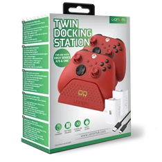 Venom VS2879 Xbox Series S & X piros dupla töltőállomás + 2 db akkumulátor Venom VS2879 Xbox Series S & X piros dupla töltőállomás + 2 db akkumulátor