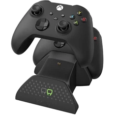 Venom VS2881 Xbox Series X & S fekete dupla töltőállomás + 2 db akkumulátor Venom VS2881 Xbox Series X & S fekete dupla töltőállomás + 2 db akkumulátor