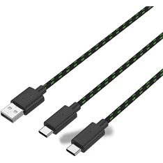 Venom VS2882 Xbox Series X & S 2db fekete akkumulátor + 3 m töltőkábel Venom VS2882 Xbox Series X & S 2db fekete akkumulátor + 3 m töltőkábel