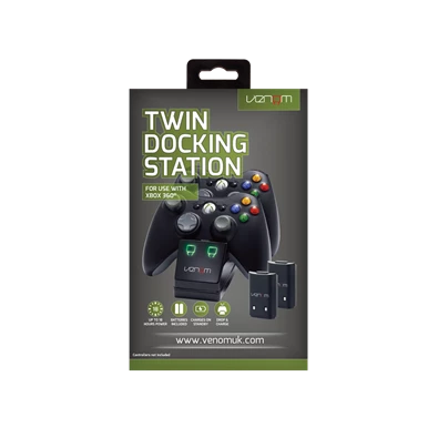 Venom VS2891 Xbox 360 fekete dupla töltőállomás + 2db akkumulátor Venom VS2891 Xbox 360 fekete dupla töltőállomás + 2db akkumulátor