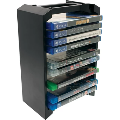 Venom VS3053 PS3/PS4/Xbox One/ Blu-ray 12 db-os tartó állvány Venom VS3053 PS3/PS4/Xbox One/ Blu-ray 12 db-os tartó állvány