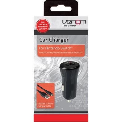 Venom VS4795 USB autós töltő + 2 méter Type-C töltőkábel Venom VS4795 USB autós töltő + 2 méter Type-C töltőkábel