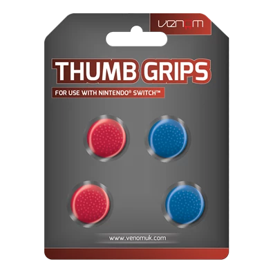 Venom VS4918 piros és kék Thumb Grips (4x) Nintendo Switch kontrollerhez Venom VS4918 piros és kék Thumb Grips (4x) Nintendo Switch kontrollerhez