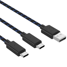 Venom VS5002 Dual Play & Charge 3 m USB Type-C töltőkábel Venom VS5002 Dual Play & Charge 3 m USB Type-C töltőkábel