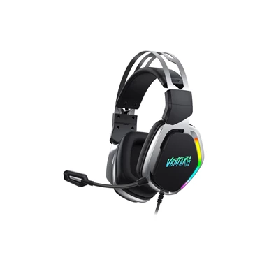 Ventaris H900 RGB 7.1 fekete-ezüst gamer headset Ventaris H900 RGB 7.1 fekete-ezüst gamer headset