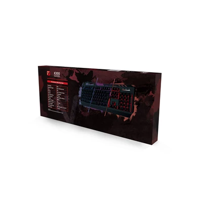 Ventaris K300 RGB HUN gamer billentyűzet (Újracsomagolt)