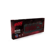 Ventaris K300 RGB HUN gamer billentyűzet (Újracsomagolt)