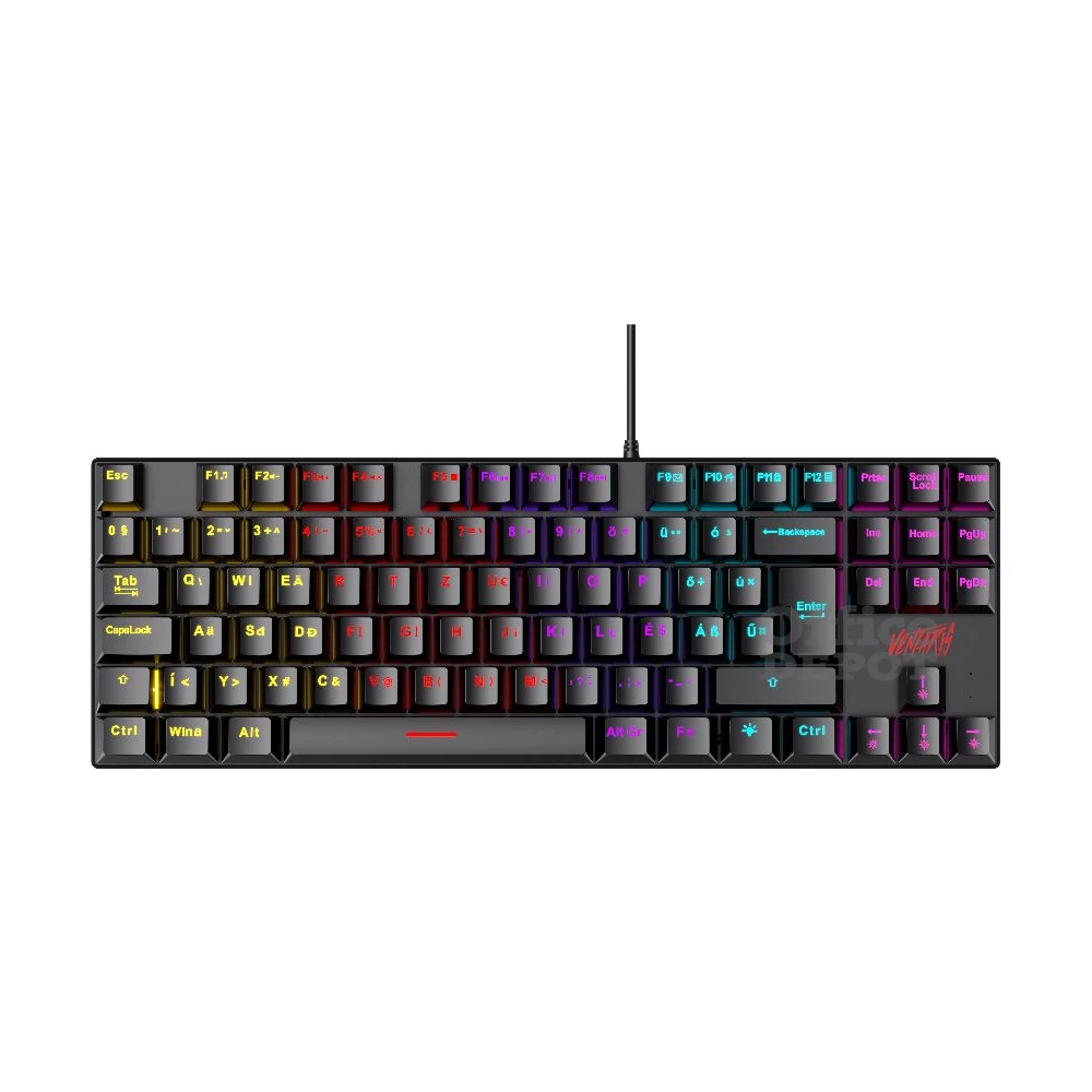 Ventaris Malevik K700-R RGB (Red Switch) HUN Mechanikus gamer billentyűzet Ventaris Malevik K700-R RGB (Red Switch) HUN Mechanikus gamer billentyűzet