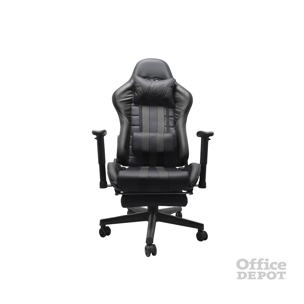 Ventaris VS500BK lábtámasszal! fekete gamer szék