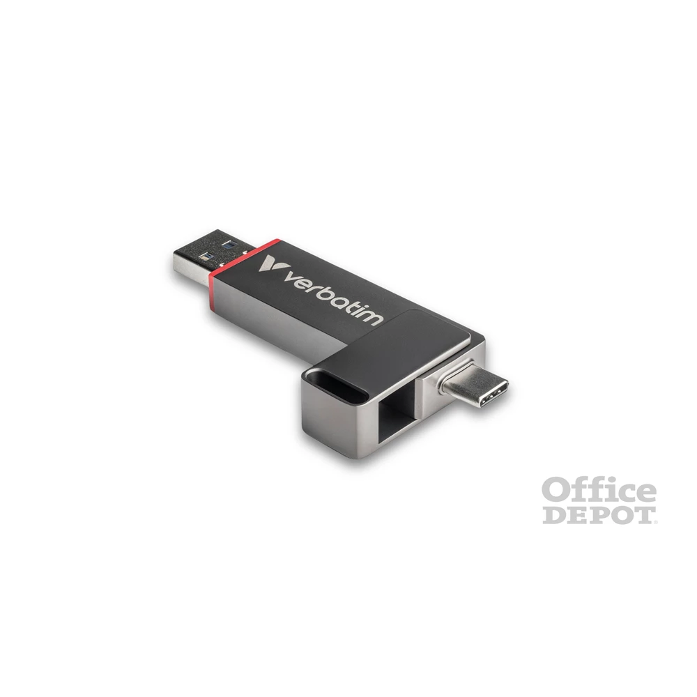Verbatim 32041 256GB USB 3.2 Gen 1 A/USB-C Dual QuickStick Flash Drive