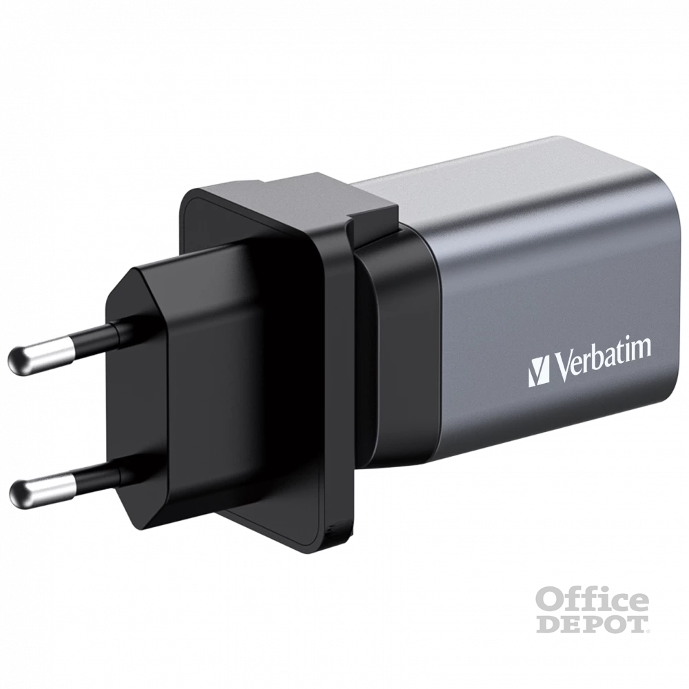 Verbatim 32200 GNC-35 GaN Charger 35W USB Type-A + Type-C hálózati töltő adapter