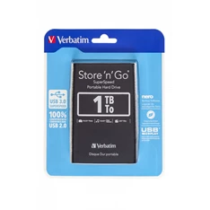 Verbatim 53023 Store `n` Go 1TB USB 3.0 fekete külső winchester Verbatim 53023 Store `n` Go 1TB USB 3.0 fekete külső winchester