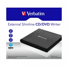 Verbatim 98938 USB 2.0 fekete DVD/CD External optikai meghajtó Verbatim 98938 USB 2.0 fekete DVD/CD External optikai meghajtó