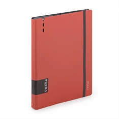 Verde A4 4 gyűrűs 3x30 vegyes lappal tégla gyűrűs mappa