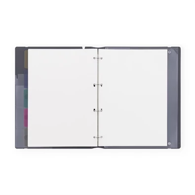 Verde A4 4 gyűrűs 3x30 vegyes lappal tégla gyűrűs mappa