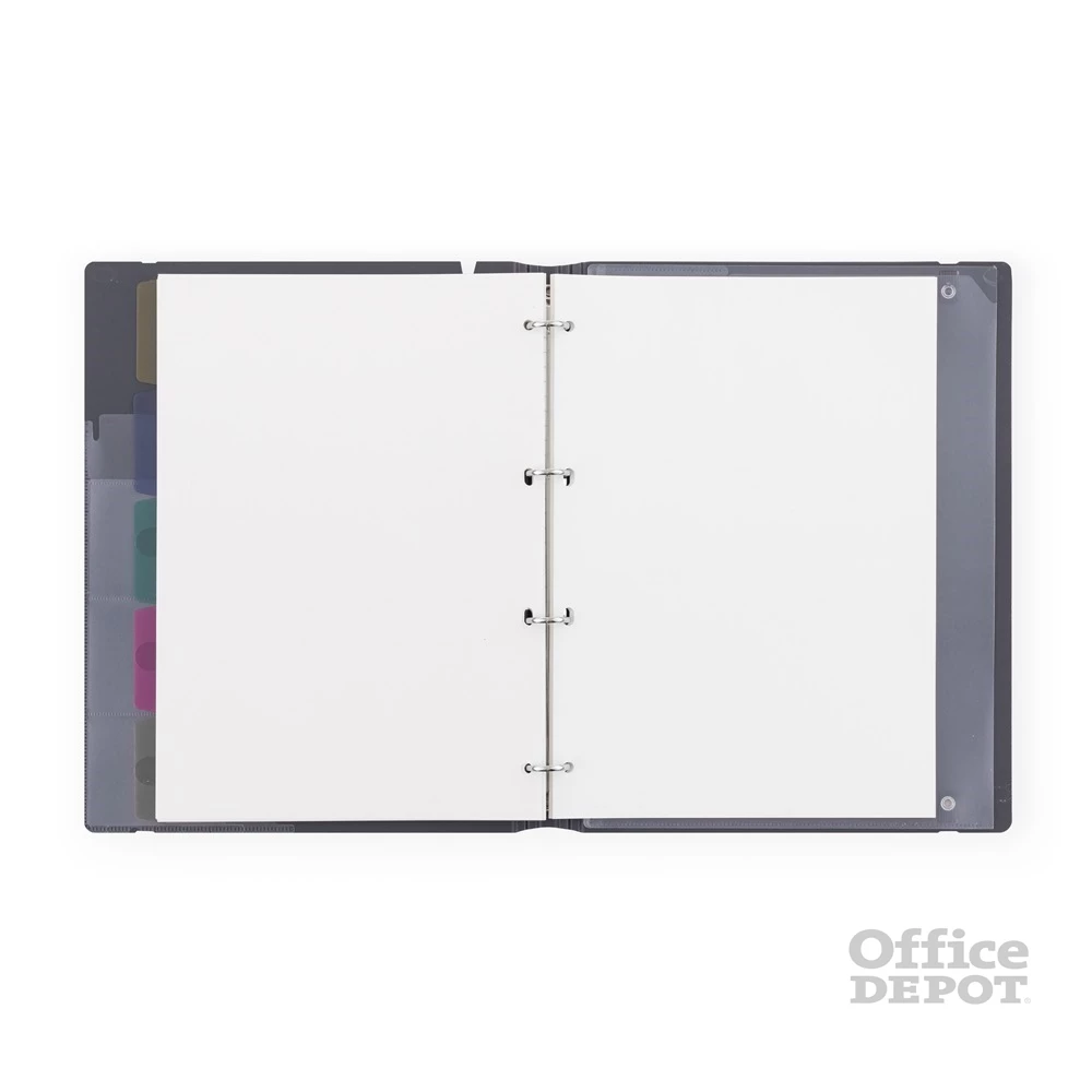 Verde A4 4 gyűrűs 3x30 vegyes lappal tégla gyűrűs mappa