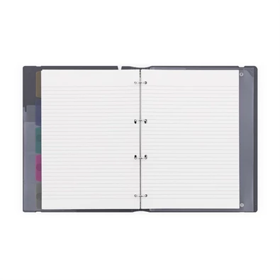 Verde A4 4 gyűrűs 3x30 vegyes lappal tégla gyűrűs mappa