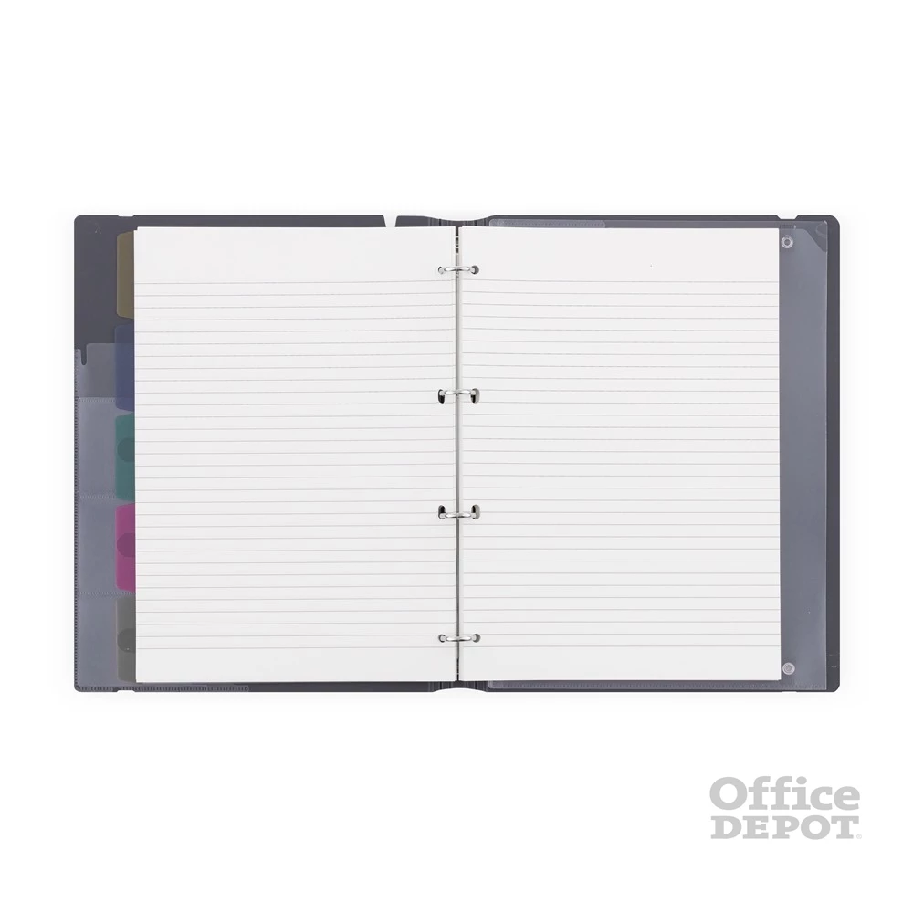 Verde A4 4 gyűrűs 3x30 vegyes lappal tégla gyűrűs mappa