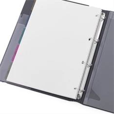 Verde A4 4 gyűrűs 3x30 vegyes lappal tégla gyűrűs mappa