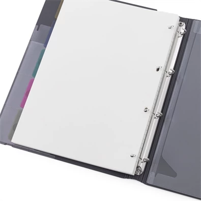 Verde A4 4 gyűrűs 3x30 vegyes lappal tégla gyűrűs mappa