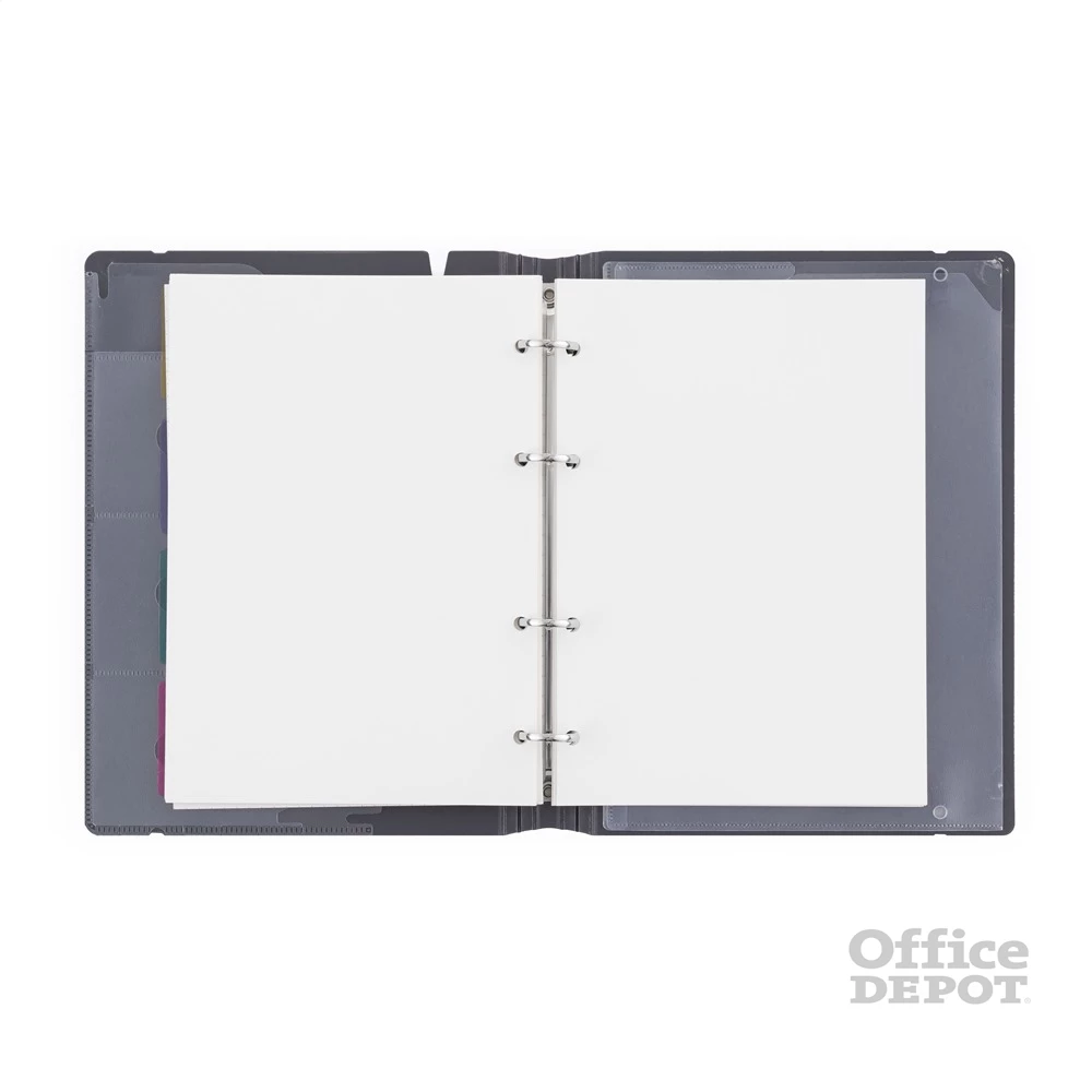 Verde A5 4 gyűrűs 3x30 vegyes lappal sárga gyűrűs mappa