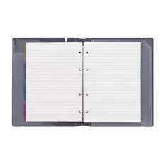 Verde A5 4 gyűrűs 3x30 vegyes lappal sárga gyűrűs mappa