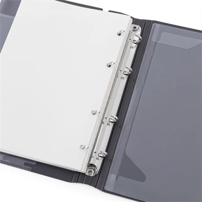 Verde A5 4 gyűrűs 3x30 vegyes lappal sárga gyűrűs mappa