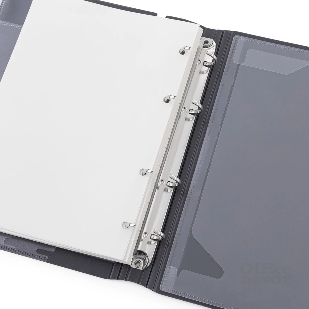 Verde A5 4 gyűrűs 3x30 vegyes lappal sárga gyűrűs mappa